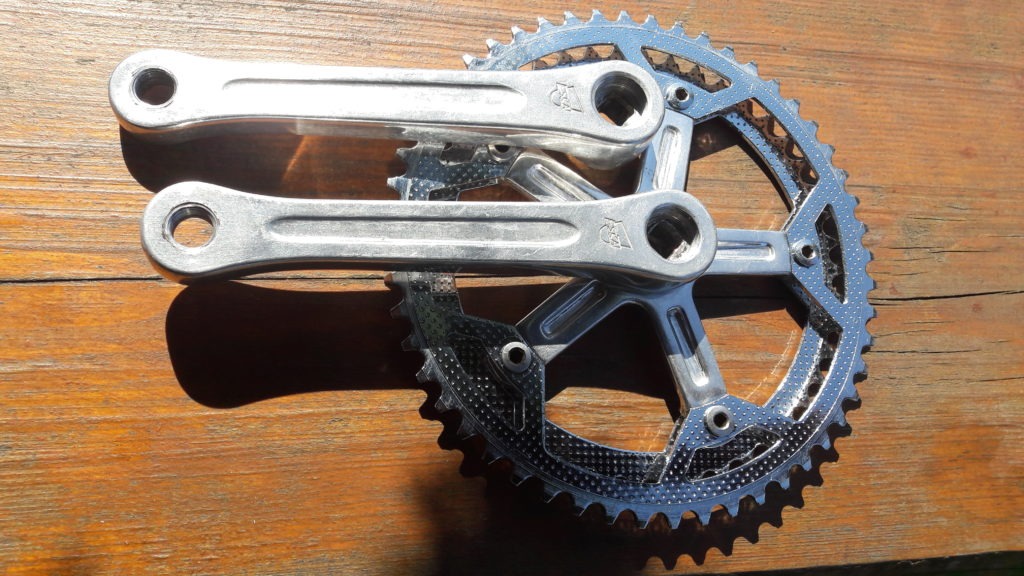 Dvojpřevodnik Eska čtyřhran duralové kliky 170mm 52-46